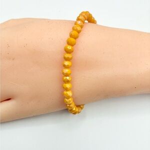 Yellow Beaded Bracelet